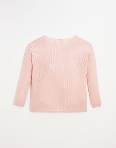 V-neck sweater light pink FEDALVA 22 / 22IW2691NB7321
