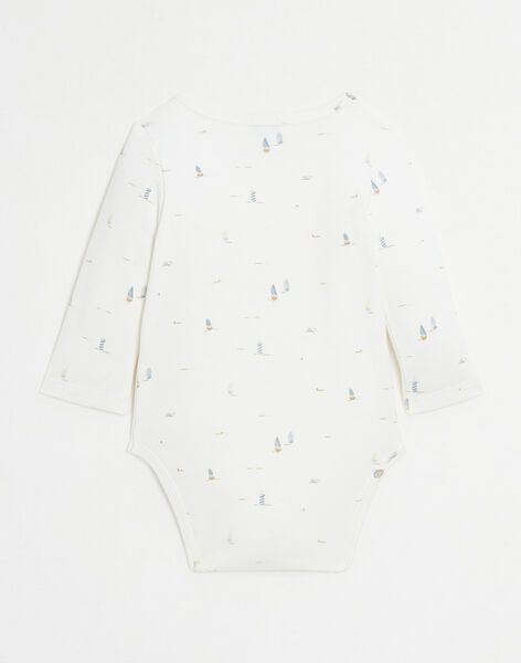 Long-sleeved double-breasted bodysuit with boat print IARTHUR 23 / 23IV2351NL3001