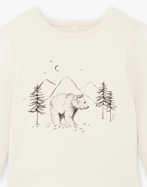 Organic cotton bear pattern t-shirt DIXON 468 21 / 21I129211N0F009