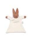 Flat cuddly bunny chocolate organic cotton LAPIN CHOCO ECR / 23PJPE029PPE815