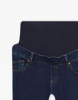 High waist blue slim-fit maternity jeans ATHENA BLUE-EL / PTXW2612NALP269