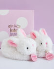 Pink candy rabbit slippers CHAUSS LAPIN RO / 12PJPE018MIP030
