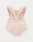 Gingham romper with chalk embroidery JAZZ 24 / 24VU1917N27632