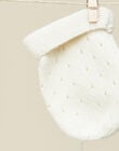 Girls' vanilla knit mittens VEAMOUFLE 19 / 19IU6031N51114