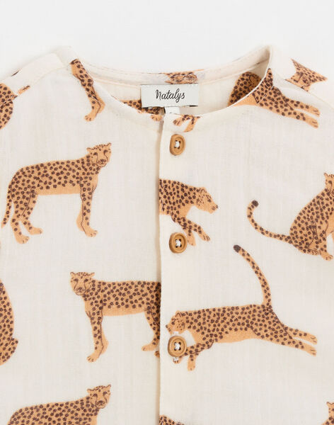 Leopard print cotton gauze shirt JASPARD 24 / 24VU2015NL9009