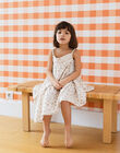 Children's chalk flower print dresse JEANNE 24-K / 24V129116N18005