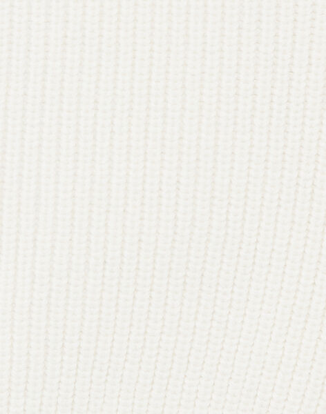 Vanilla boy's vest in pearl rib cotton-cashmere CYRUS 21 / 21VU2013N12A010