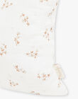 Organic cotton gauze flower cushion DATHALIE-EL / PTXQ6214N99A015