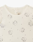 Unisex Pima cotton bodysuit with squirrel print APINOU 20 / 20PV2411N67114