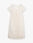 Long cotton flower print dress EFASTILLE 22 / 22VW26D4N18632