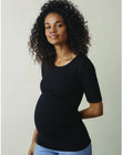 Boob maternity & nursing T-shirt in black BOFLATTER TS / 20VW2641N3D090