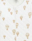 Hot air balloon romper in pima cotton FRIMOUSSE-EL / PTXX661AN32114