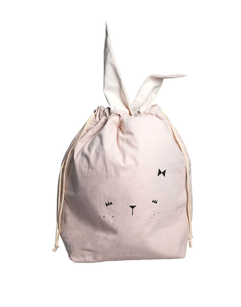 Organic cotton bunny storage bag SAC RANG LAPIN / 20PCDC004APD999