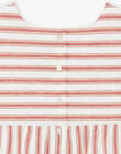Blouse Child Girl Short Sleeve Striped Vanilla CONSTANCE 468 2 / 21V129112N09114