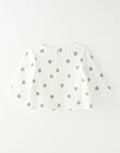 Floral vanilla girl t-shirt in pima cotton interlock BANEA 20 / 20IV2252N0F114