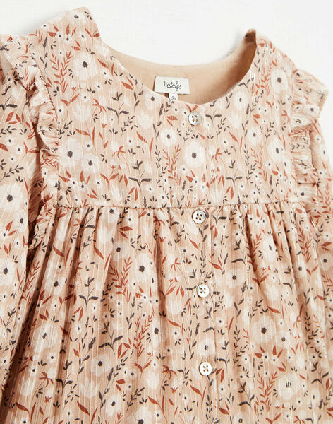 Children's blouse with floral design FATINE 468 22 / 22I129181N09632