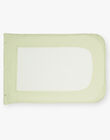 Unisex quilted changing pad cover in pale green ALVIN-EL / PTXQ6411N75602