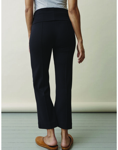 Boob cropped maternity pants in black NOOS BOCROPPED / PTXW2611N03090