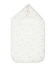 Unisex vanilla and print baby sleeping bag TABANID 19 / 19PV5921N76114