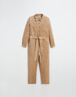 Long-sleeved velvet jumpsuit for moms-to-be FLOUNA 22 / 22IW2691NF9808