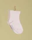 Girls' pink socks TISSIETTE 19 / 19VU6024N47D300
