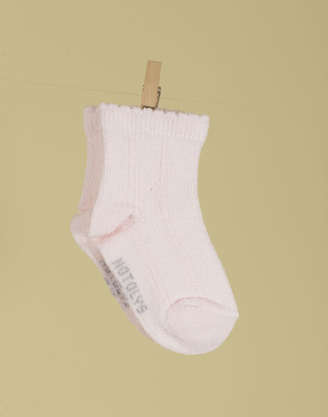 Girls' pink socks TISSIETTE 19 / 19VU6024N47D300