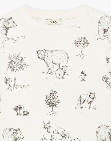 Organic cotton bear printed t-shirt DAWSON 21 / 21IU2012N0FI816