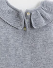 Grey merino wool romper ITASMINE GRIS 2 / 23IV2254N27J920