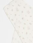 Squirrel print scarf in organic cotton gauze FAMANON 22 / 22IU6061N88632