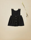 Baby girls' black apron dress VICTORIENNE 19 / 19IU1911N18090