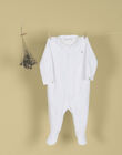 Unisex tender white footie pajamas TANOA 19 / 19PV7623N31000