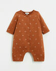 Baby jumpsuit with flowers in pima cotton FISILDE 22 / 22IV2211N26511