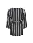 Black and white striped maternity blouse MLEBONY TOP / 19VW2682N09090