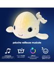 White beluga nightlight and sound plush toy VEILLEUS BELUGA / 23PCDC003LUM000