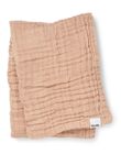 Blushing pink cotton blanket 120x120 COUV PINK 120 / 22PCTE001DELD300