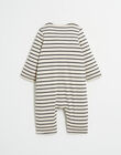 "Chou" embroidered striped jumpsuit IGLOO 23 / 23IV2355NG6009
