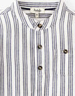 Blue shirt with vanilla stripes AUSTIN 20 / 20VU2017N0A114