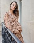 Mother-to-be dress with multicolored flower print FASSANDRA 22 / 22IW2698NAS821