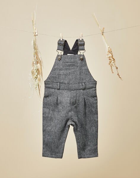Baby boys' herringbone woolen overalls VIANNEY 19 / 19IU2013N05090