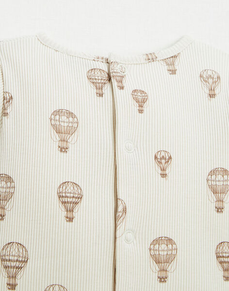 Tee shirt with hot air balloons in pima cotton ribs FELNO 22 / 22IV2312N0F009