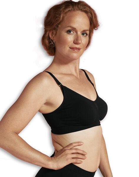 Black pregnancy and nursing bra CARRI ORIGIN NO / PTXW2719N45090