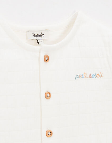Off white embroidered short-sleeved shirt JORIS 24 / 24VU2012NL9005