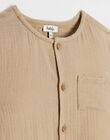 Short sleeve cotton gauze shirt for kids HOLIVER 23 / 23V129211N0A420