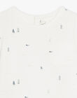 Elephant printed organic cotton t-shirt EUGENE 22 / 22VV23B1N0E114