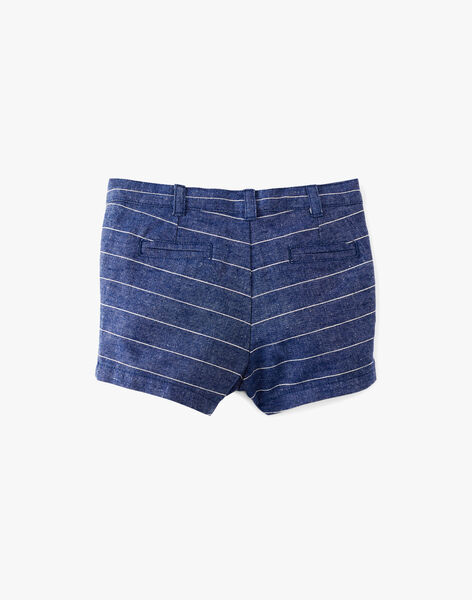 Boys' novelty denim-style Bermuda shorts ALERIQUE 20 / 20VU2022N02P270