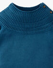 Boys' steel-blue novelty sweater ALMODOVAR 20 / 20VU2011N13201