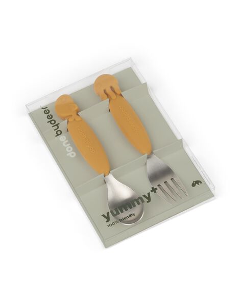 Spoon and fork Sea Friends mustard CUI FOUR SEA MO / 21PRR2026VAIB106