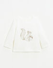 Tee shirt printed squirrel in organic cotton FONZ 22 / 22IV2311N0F114