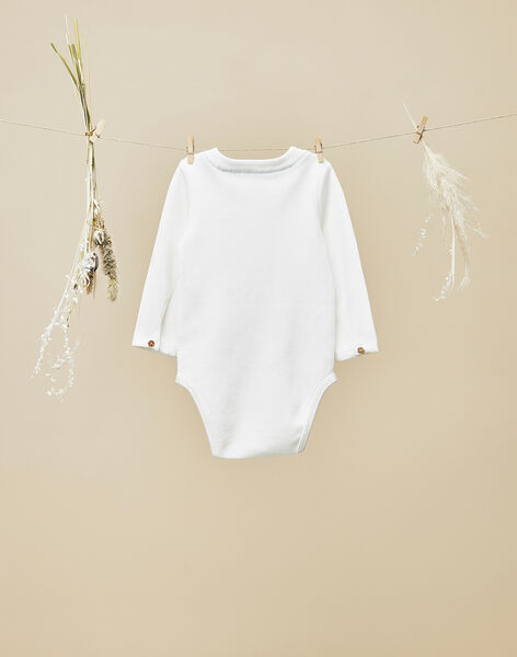 Baby boys' vanilla bodysuit T-shirt VALDO 19 / 19IU2012N67114