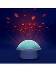 Blue mushroom star projector PROJ CHAMP BLEU / 21PCDC002LUMC218